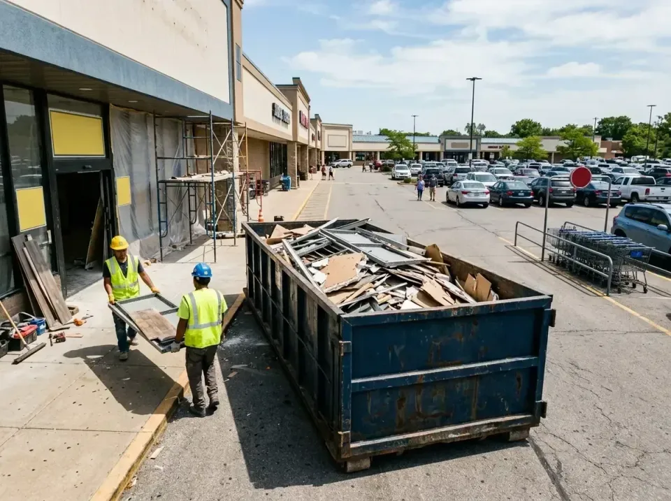 retail-store-renovation-debris-003 — frequently asked questions, Roll-off Dumpster Rentals in Effort, PA